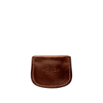 Coin purse shiny brown