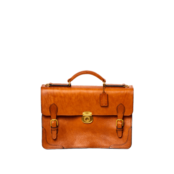 MacKenzie studio Treasury Briefcase Colour – Antique Tan