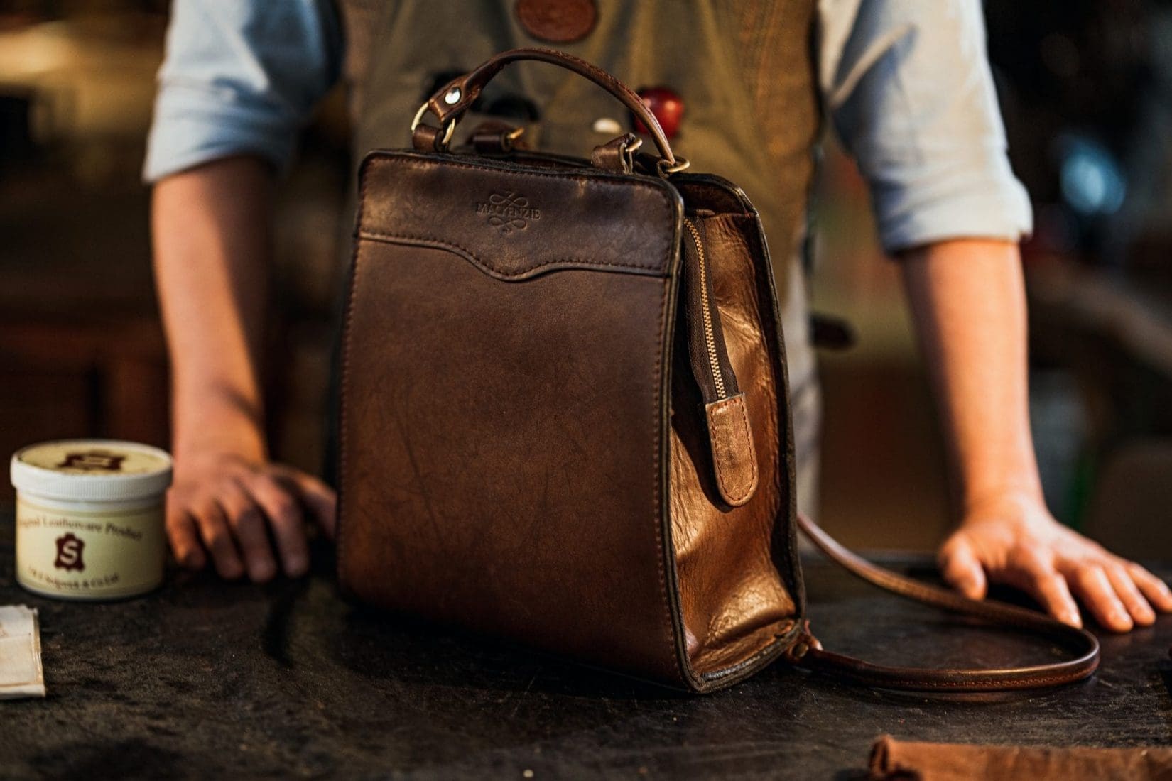 Mackenzie Care still scaled Mackenzie on Film: How to care for your leather bag