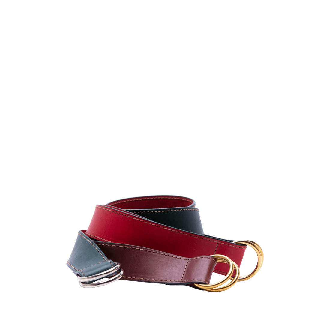 Women's leather belts in Italian and Spanish soft hide, handmade by Mackenzie Leather Edinburgh.