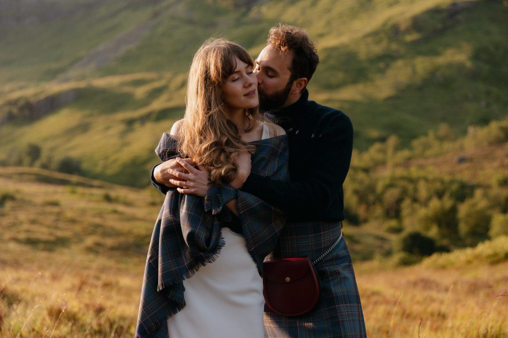 A scaled Editorial: A Sporran Fit for a Highland Elopement