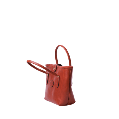 Tan handmade leather handbag - Mackenzie Leather Edinburgh