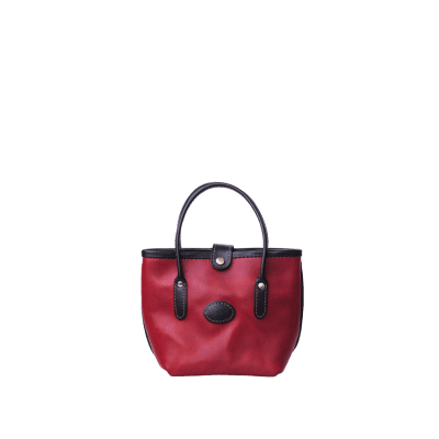 Pink handmade leather handbag - Mackenzie Leather Edinburgh