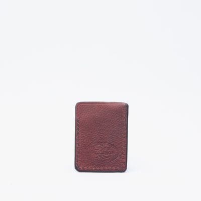 Handmade leather card holder by Mackenzie Leather Edinburgh