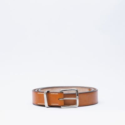 Handmade leather belt by Mackenzie Leather Edinburgh