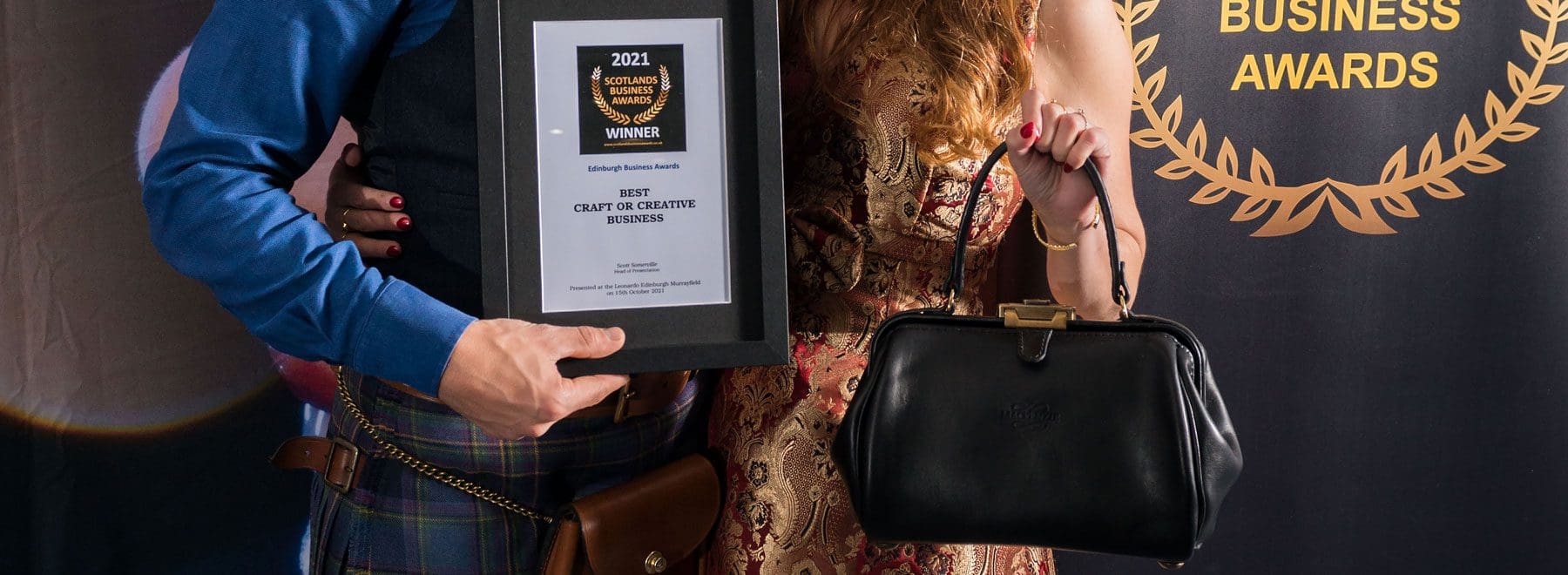 Edinburgh's Best Craft & Creative Business-Scottish Business Awards- Mackenzie Leather Edinburgh