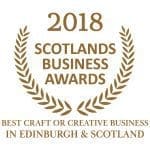 Scotland Business Awards 2018- Best Craft & Creative Business - Mackenzie Leather Edinburgh