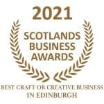 Scotland Business Awards 2021- Best Craft & Creative Business- Mackenzie Leather Edinburgh