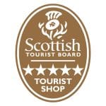 Mackenzie Leather Edinburgh is now a 5 stars Tourist Shop by Visitscotland Tourist board.