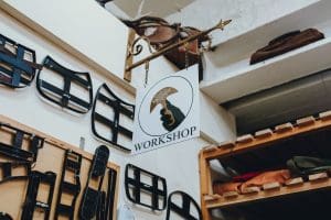 Mackenzie Leather Edinburgh authentic workshop creating a 5 Stars shop.